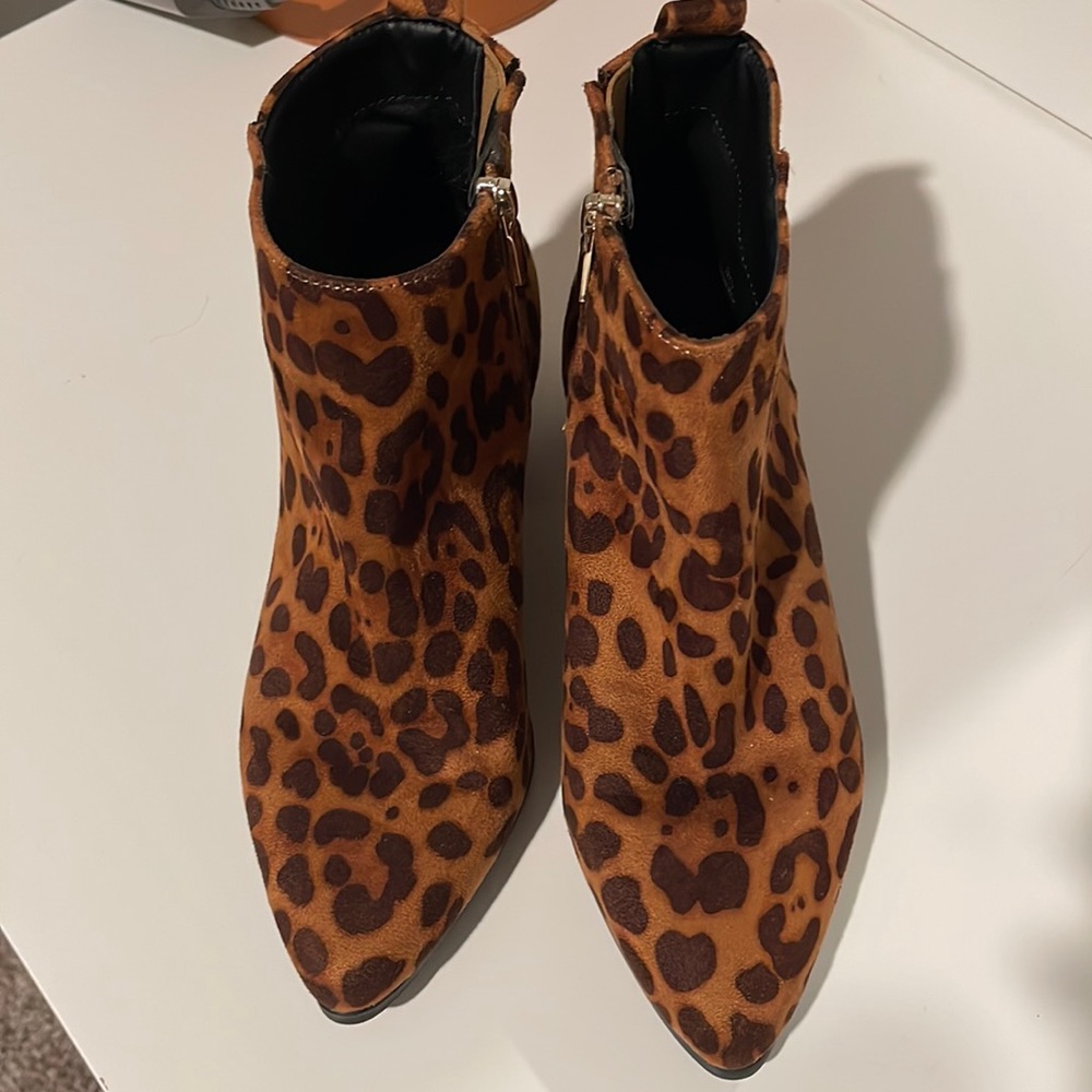 Leopard Booties
